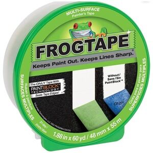 FrogTape Multi-Surface Painter's Tape 1.88 in x 60 yd Green PaintBlock...